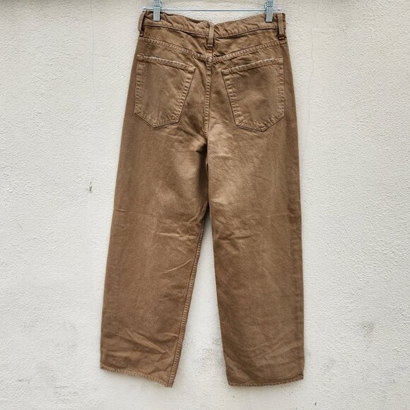 SNACKS! by Mother Denim The Fun Dip Puddle Beige - Picture 4 of 7